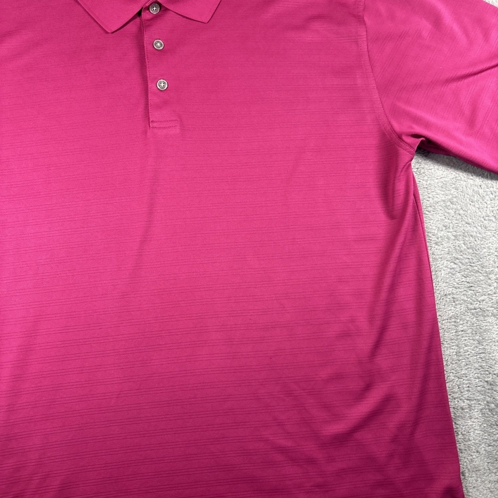 Pro Tour Coolplay Golf Polo Pink Short Sleeve Shirt Stretch Men's Size XLT - Picture 4 of 10